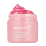 کرم ژل روشن کننده و لیفت کننده صورت مدی کیوب مدل Collagen Jelly حجم 50 میلی لیتر