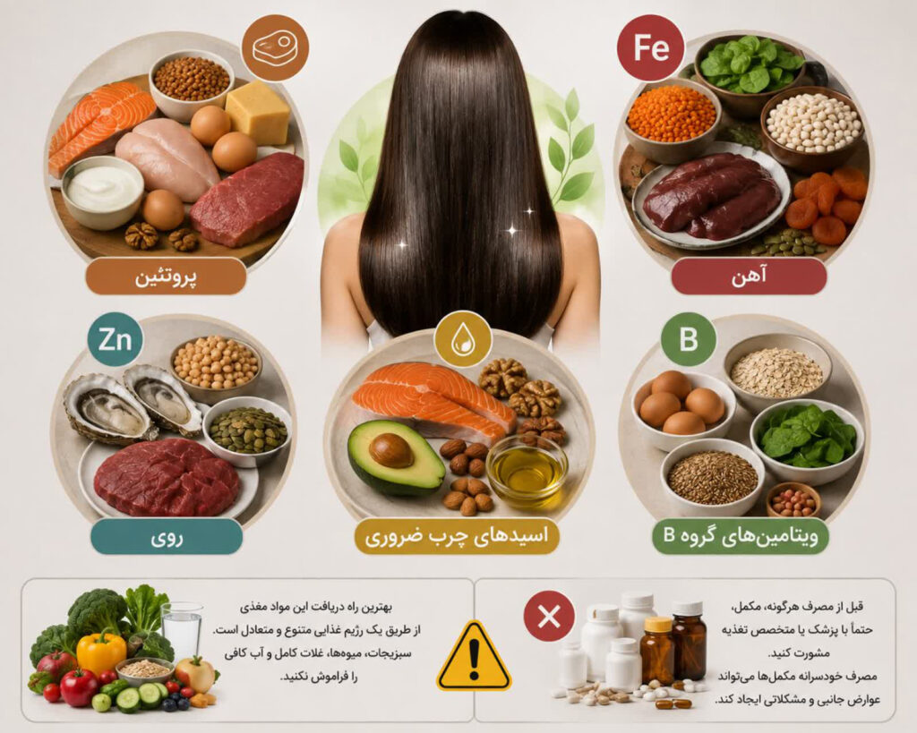برای جلوگیری از نازک شدن تار مو چه بخوریم؟