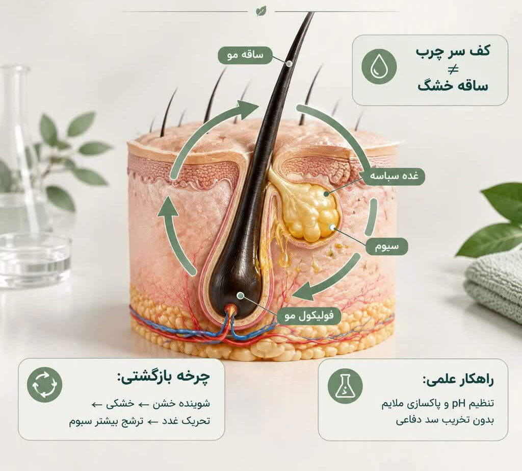 چرا موها سریع چرب میشوند؟